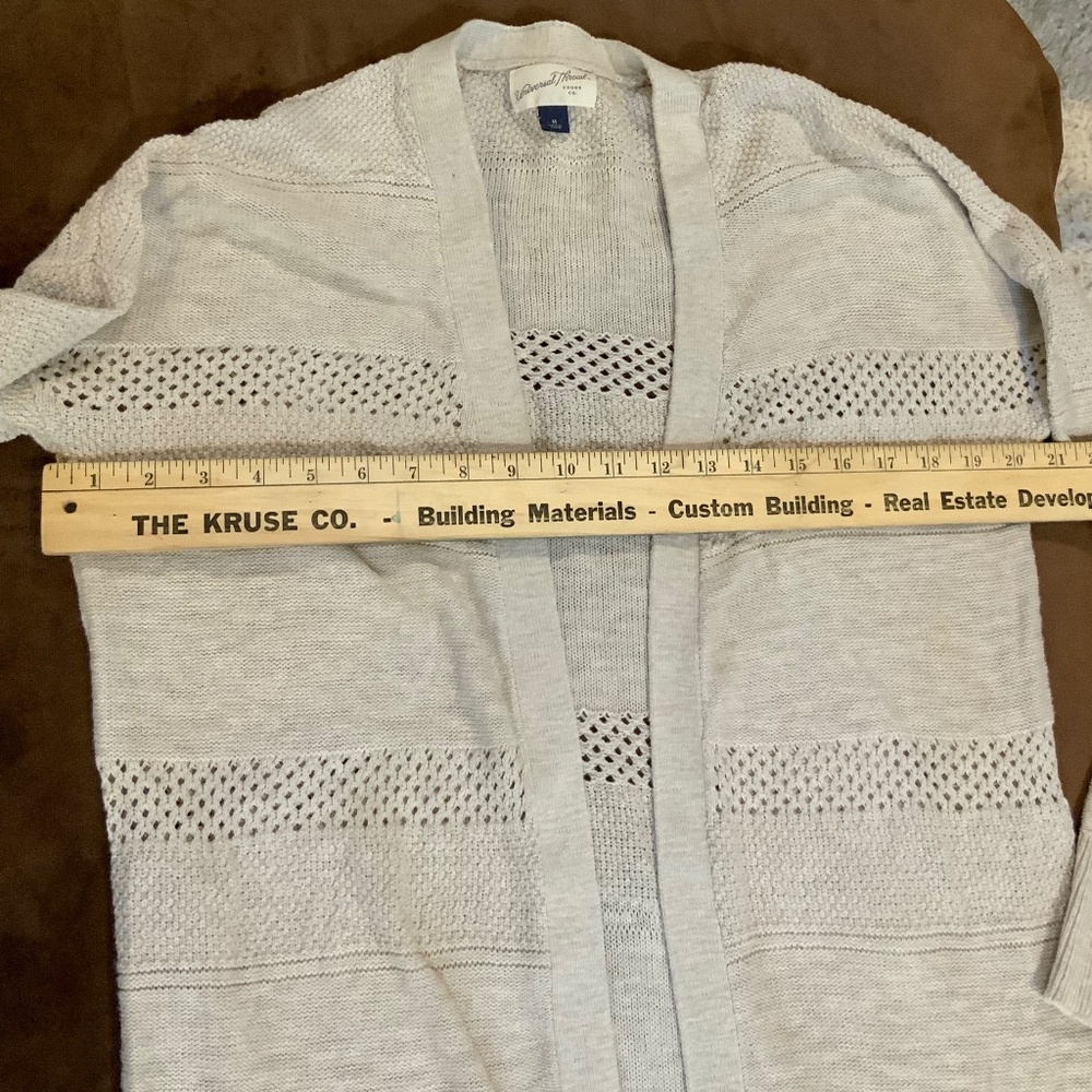 Universal Thread Light Beige Cotton Duster Sz M W… - image 4